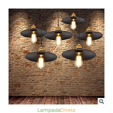 O lustre de ferro retrô minimalista americano 1 O lustre de ferro retrô minimalista americano 1