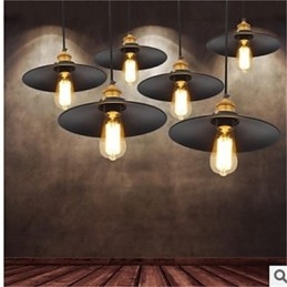O lustre de ferro retrô minimalista americano 1