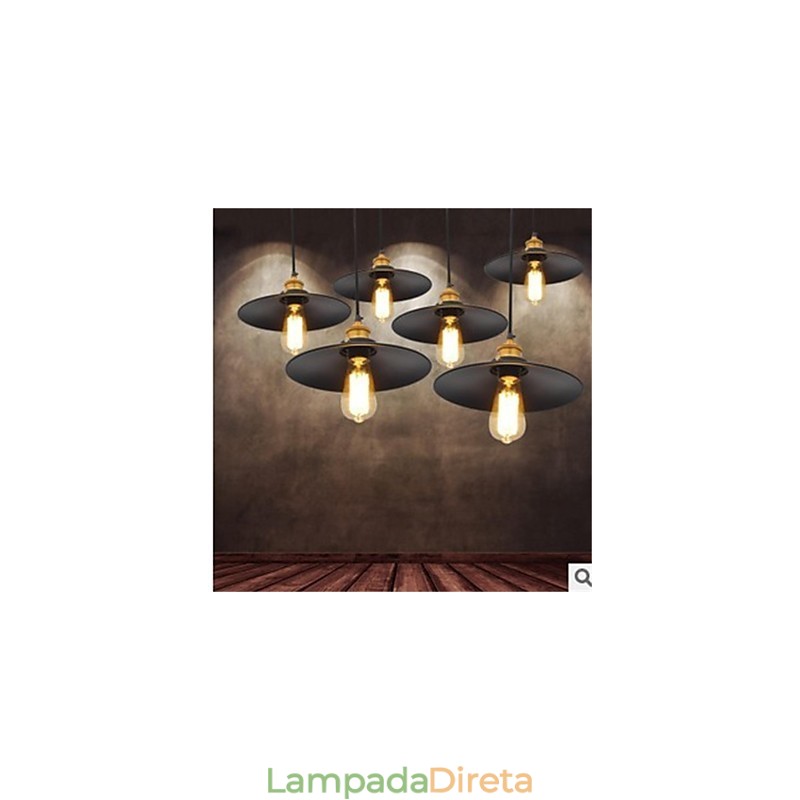 O lustre de ferro retrô minimalista americano 1