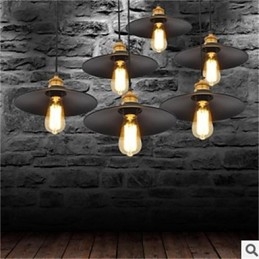 O lustre de ferro retrô minimalista americano 1