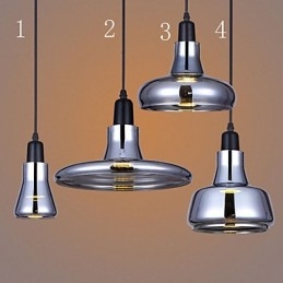 Lustre de vidro com design nórdico criativo contratado europeu, luminária de luz