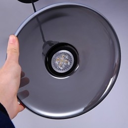 Lustre de vidro com design nórdico criativo contratado europeu, luminária de luz