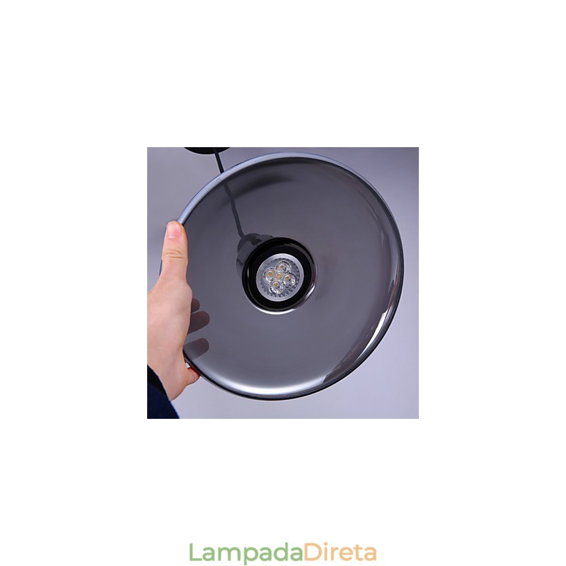 Lustre de vidro com design nórdico criativo contratado europeu, luminária de luz