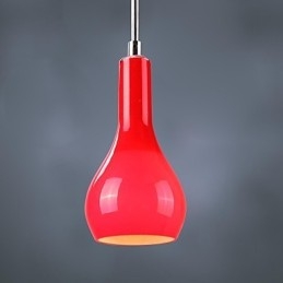 Luminária pendente moderna e contemporânea em metal cromado estilo mini