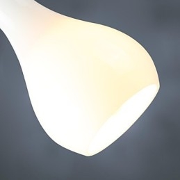 Luminária pendente moderna e contemporânea em metal cromado estilo mini