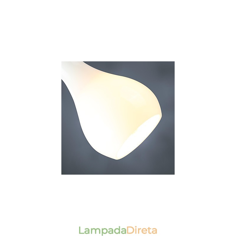 Luminária pendente moderna e contemporânea em metal cromado estilo mini