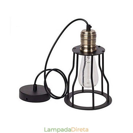Ideias de buffet de café vintage industrial americano gaiola de ferro forjado luz pendente sentado