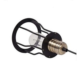 Ideias de buffet de café vintage industrial americano gaiola de ferro forjado luz pendente sentado