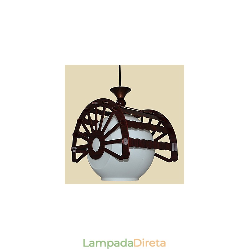 Estilo retrô moderno dos antigos para iluminação de lustre de madeira clássico