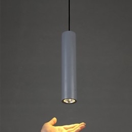 Romance Retro Contraído Calor Único Cabeça Gesso Pequena Lâmpada Droplight