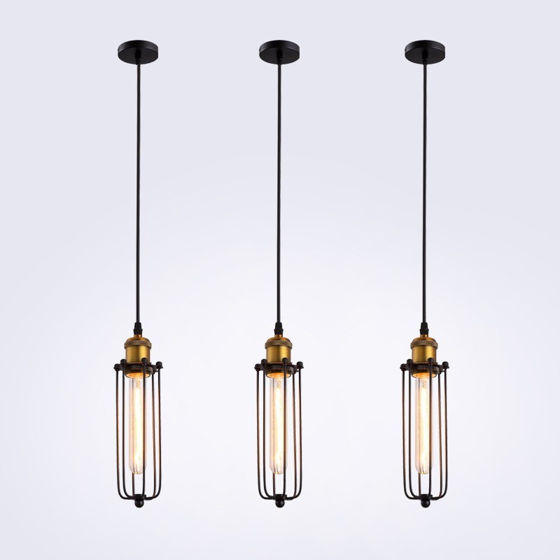 Linha Country Estilo Industrial Gladiador Criativo Restaurando Maneiras Antigas Luz Pendente de Cabeça Única Droplight