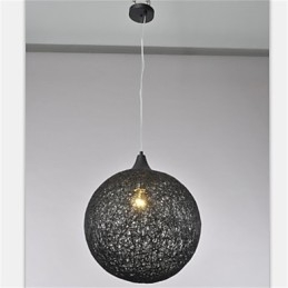 Lustre de vime de papel criativo tipo bola country americana