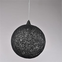 Lustre de vime de papel criativo tipo bola country americana