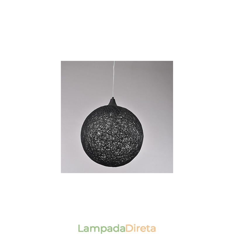 Lustre de vime de papel criativo tipo bola country americana