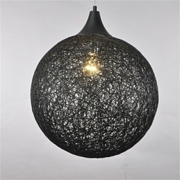 Lustre de vime de papel criativo tipo bola country americana