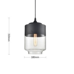 A loja Nordic Creative Stair Shop'S Art Wrought Iron Glass Chandelier Lamp