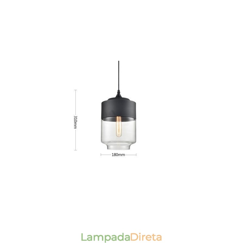 A loja Nordic Creative Stair Shop'S Art Wrought Iron Glass Chandelier Lamp