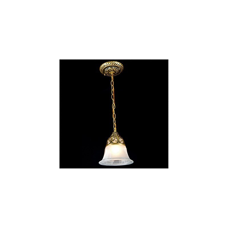 Tradicional Clássico Vintage Retro Bronze Metal Pendente Luz