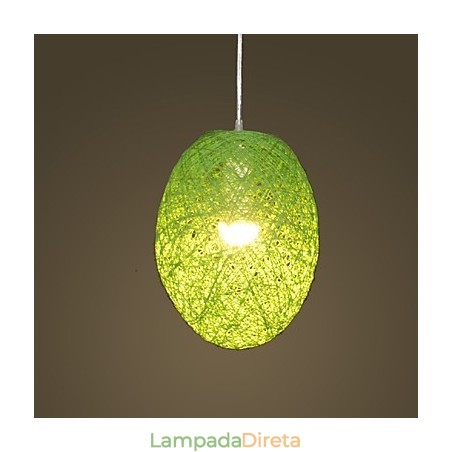 Lâmpada de teto suspensa de cabeça única moderna Rural Cany Art Woven Rattan Lâmpada de teto suspensa de cabeça única moderna Rural Cany Art Woven Rattan