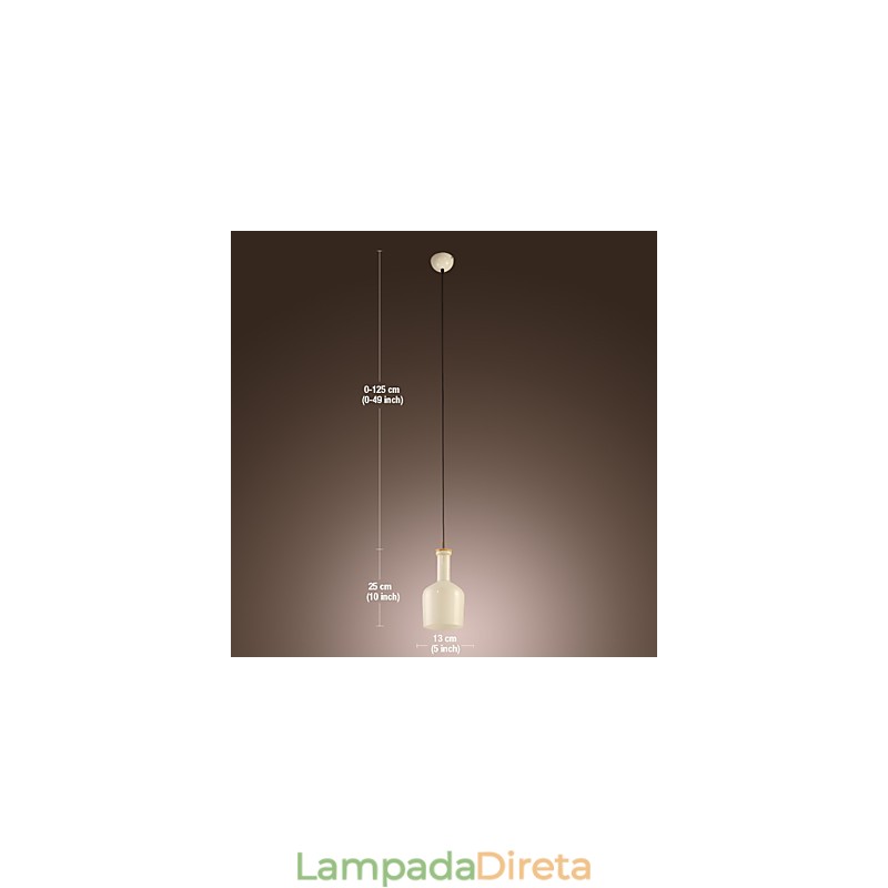 Luminária pendente moderna e contemporânea estilo mini pintura