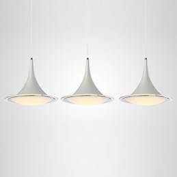 Lustre pendente trompete Droplight acrílico