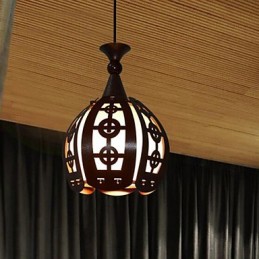 Lâmpada de luz retrô criativa para café Droplight