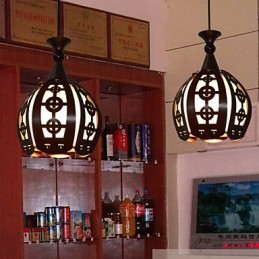 Lâmpada de luz retrô criativa para café Droplight