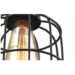 Edison Vintage Light Luminária pendente Lustre Gaiola Abajur