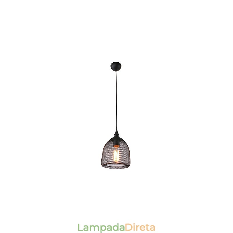 Luminárias pendentes estilo mini rústico chalé retrô country garagem metal