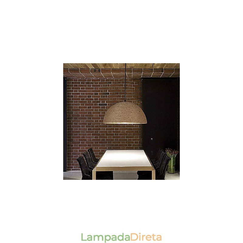 30*Restaurar maneiras antigas A ideia nórdica Semicírculo Chaminé Mão Corda de cânhamo Droplight