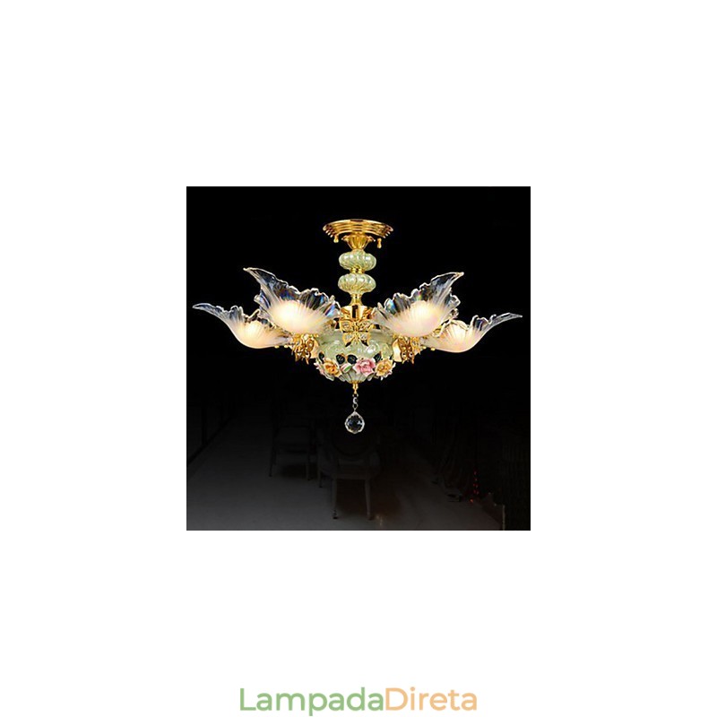 Luminária de Teto Cerâmica Luminária 6