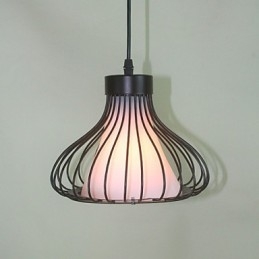 Luminárias pendentes modernas contemporâneas de metal