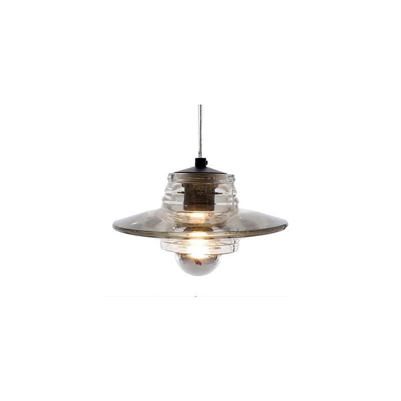 Luminária pendente de vidro contemporânea moderna