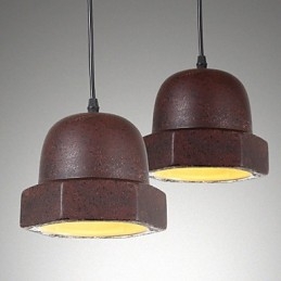 Edison Vintage Industrial Lighting Luminária de suspensão de cerâmica Luminária de suspensão para decoração de casa