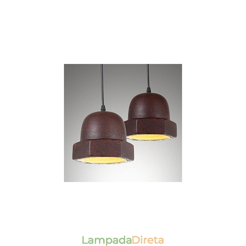 Edison Vintage Industrial Lighting Luminária de suspensão de cerâmica Luminária de suspensão para decoração de casa