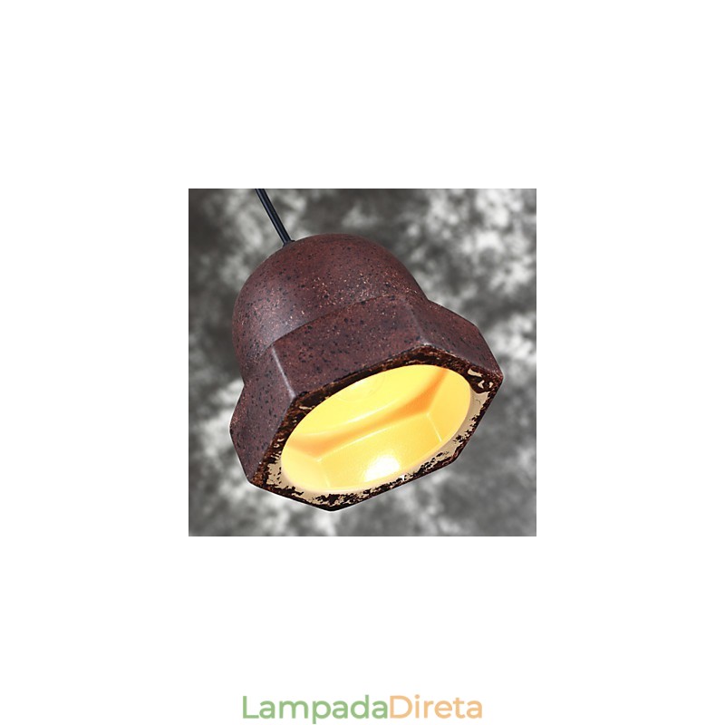 Edison Vintage Industrial Lighting Luminária de suspensão de cerâmica Luminária de suspensão para decoração de casa