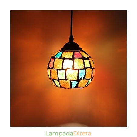 Lustre de vidro Marcelo G de moda simples restaurando modos antigos de luz Lustre de vidro Marcelo G de moda simples restaurando modos antigos de luz