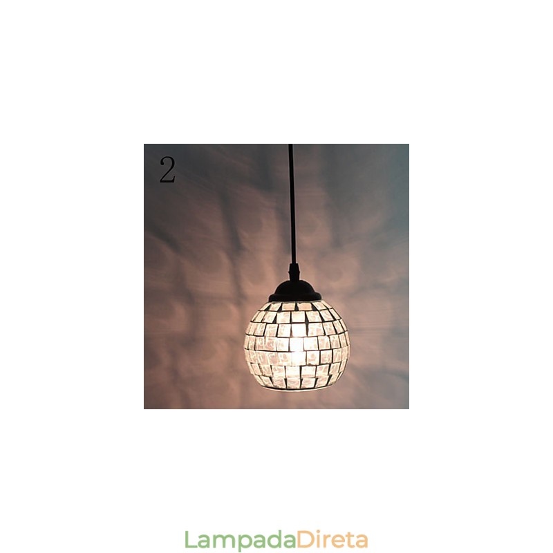 Lustre de vidro Marcelo G de moda simples restaurando modos antigos de luz