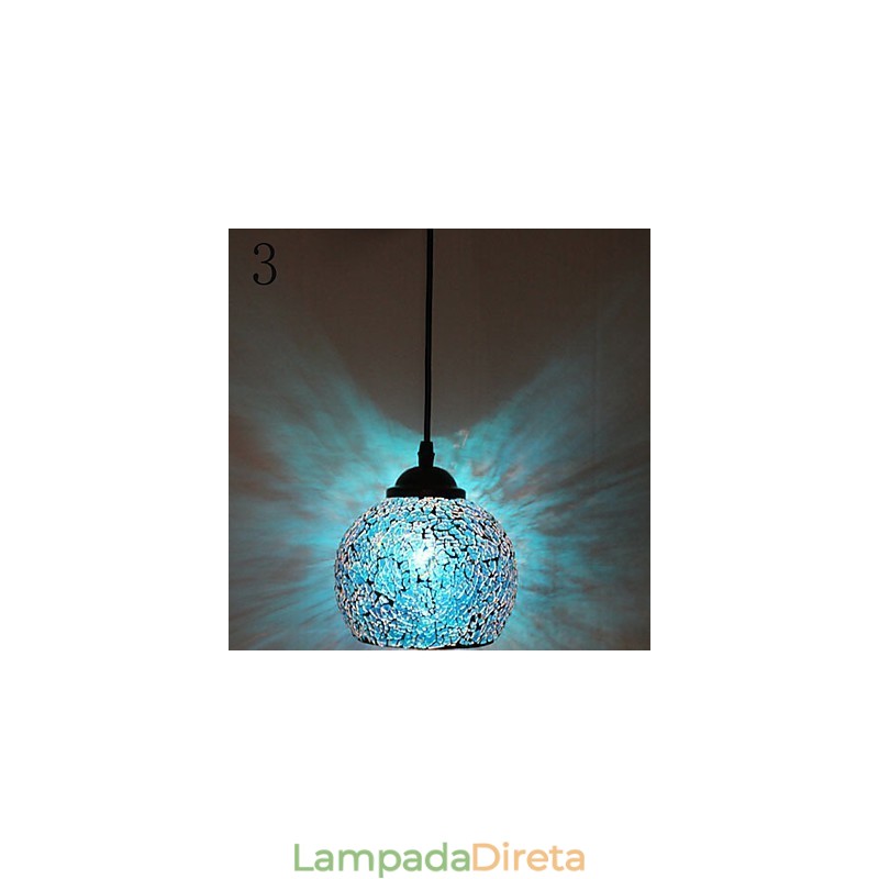 Lustre de vidro Marcelo G de moda simples restaurando modos antigos de luz