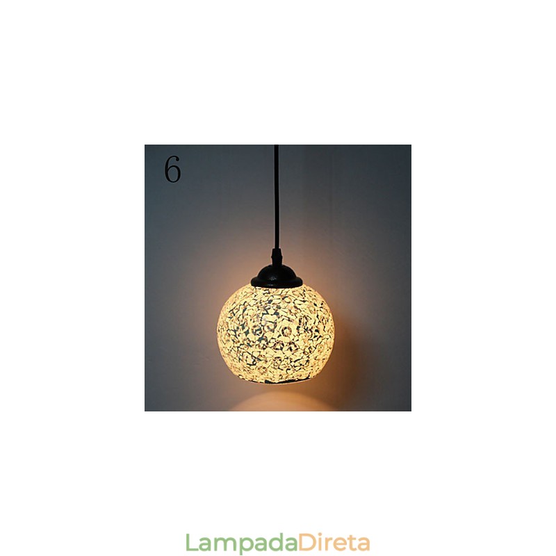 Lustre de vidro Marcelo G de moda simples restaurando modos antigos de luz