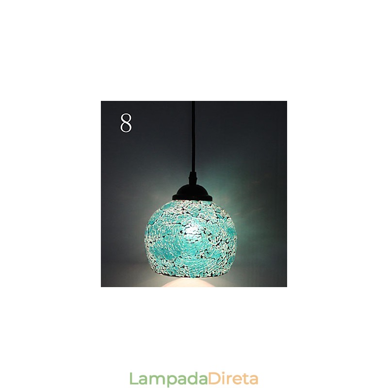 Lustre de vidro Marcelo G de moda simples restaurando modos antigos de luz