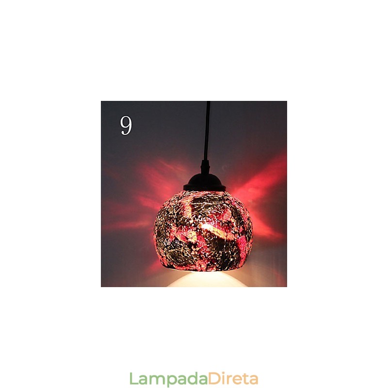 Lustre de vidro Marcelo G de moda simples restaurando modos antigos de luz