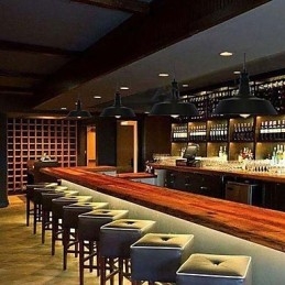 Luminária pendente de metal com pintura vintage