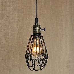 Indústria rural americana contratou uma única cabeça de lustre de ferro pequeno e criativo