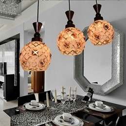 Cilíndrico Vidro Reto Cabeça Única Tambor Tambor Simples Droplight Lâmpada Iluminação