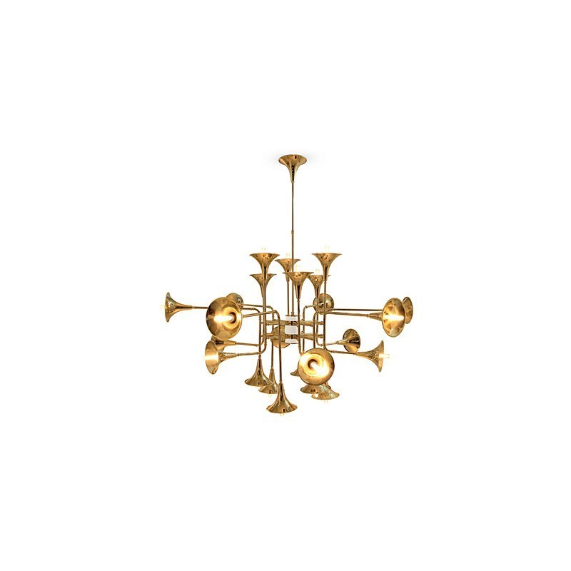 Lustre de metal galvanizado estilo country mini