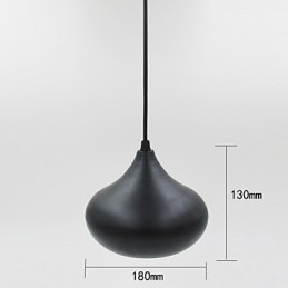 Droplight em forma de cebola, luminária pendente