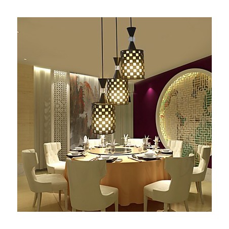 Perfurações Nordic Ferro Forjado Lustre Lâmpada Luz Perfurações Nordic Ferro Forjado Lustre Lâmpada Luz