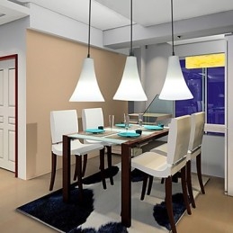 Funil Cone Cone Tipo Única Cabeça Trombeta Em Forma De Vidro Refeição Luz Simples Droplight Lâmpada Luz