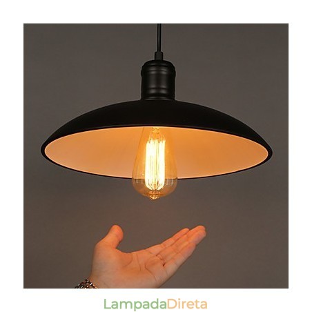 Lâmpadas e lanternas Arte Restaurando Cabeça Única Ferro Forjado Disco Voador Droplight Lâmpadas e lanternas Arte Restaurando Cabeça Única Ferro Forjado Disco Voador Droplight